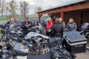 Ankunft beim Fährhaus Grohnde