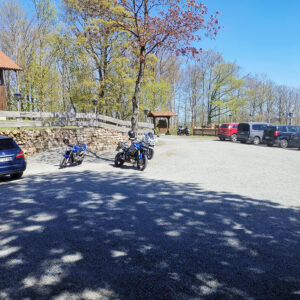 Parkplatz des Restaurants "Waldquelle"