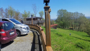 Blick von der "Waldquelle" aufs Weserbergland