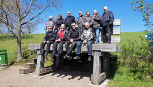 Gruppenfoto der Meerbiker