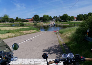 Ankunft bei der Weserfähre