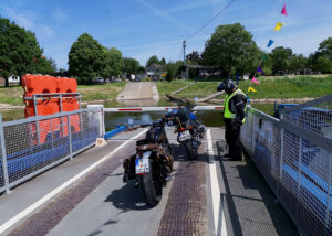 Wir waren die Einzigen auf der Überfahrt