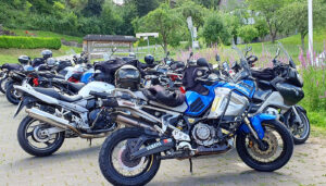 Gruppenbild unserer Motorräder