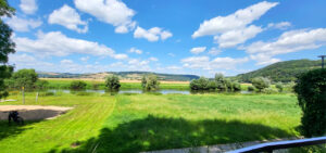 Blick auf die Weser in Reileifzen.