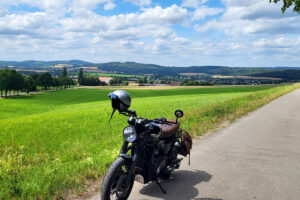 Blick über das schöne Weserbergland.