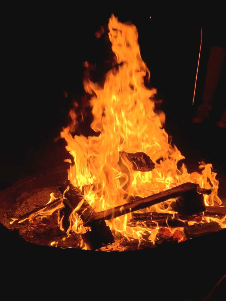 Osterfeuer bei den Sunseekern