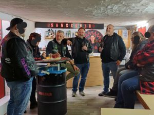 Osterfeuer bei den Sunseekern