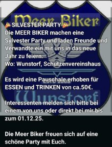 Silvesterparty Meerbiker